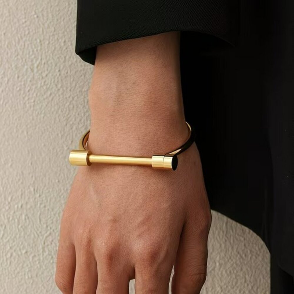 NEW! STAINLESS Steel HORSESHOE Buckle BRACELET